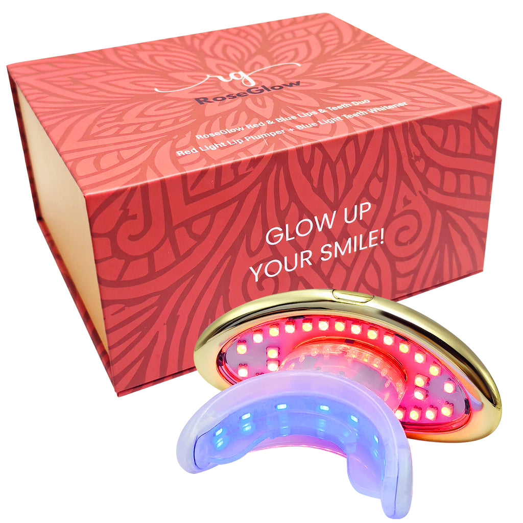 RoseGlow Red & Blue Lips & Teeth Duo