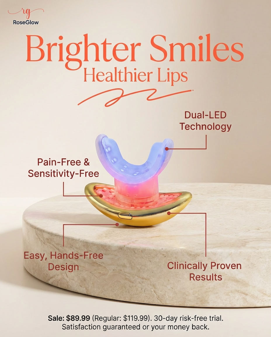 RoseGlow Red & Blue Lips & Teeth Duo