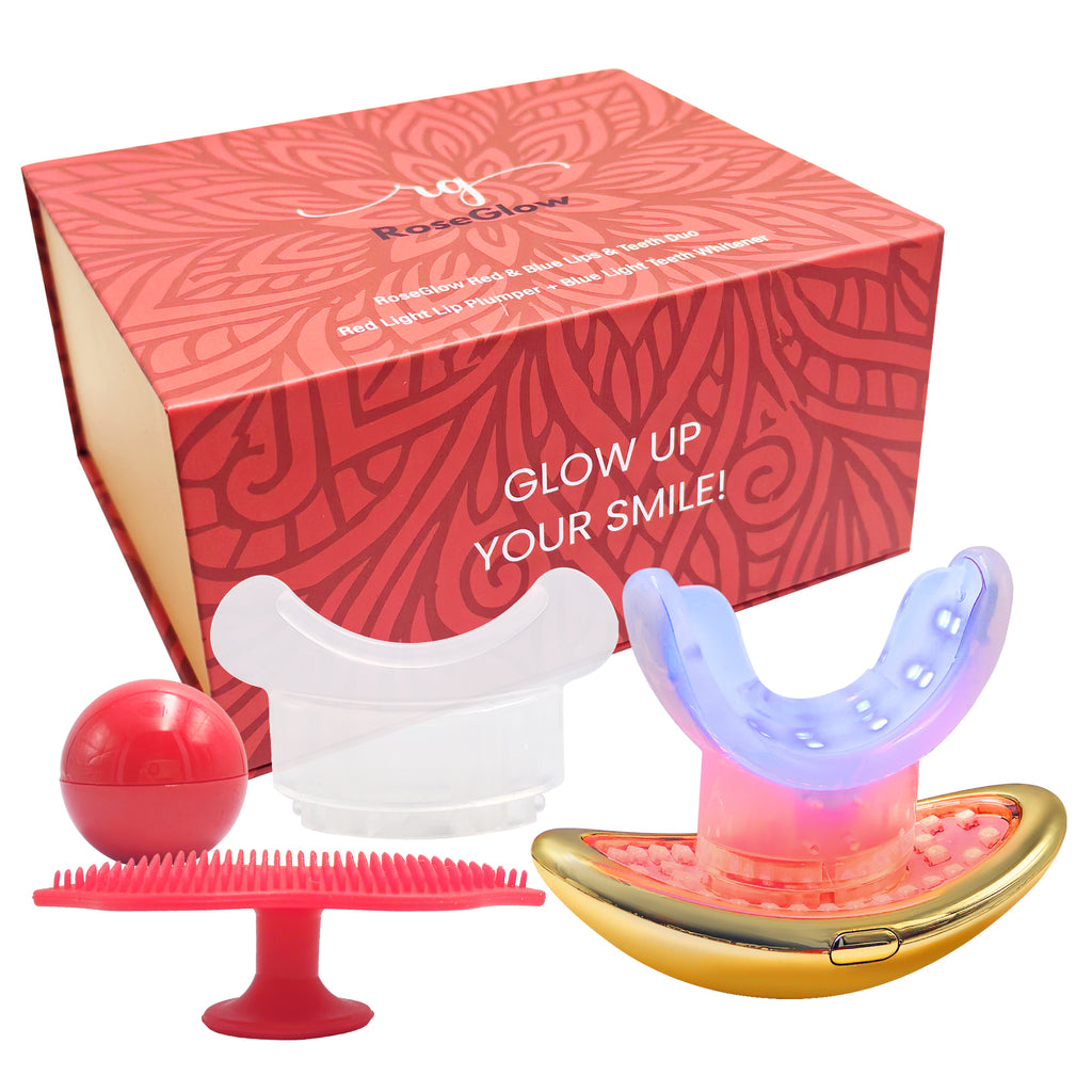 RoseGlow Red & Blue Lips & Teeth Duo