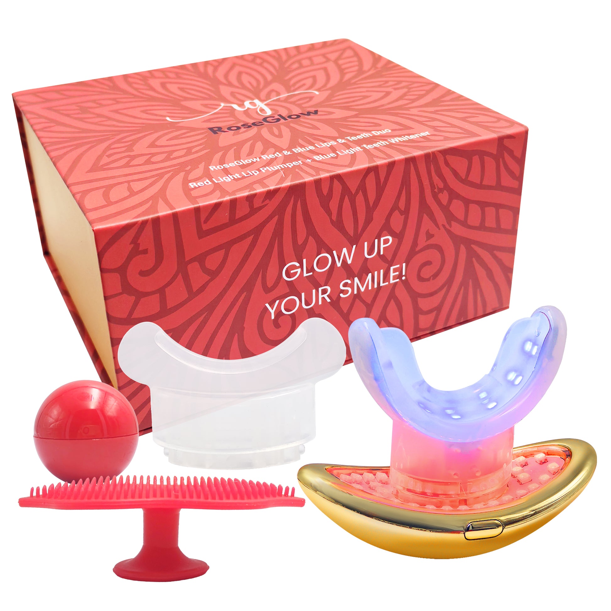RoseGlow Red & Blue Lips & Teeth Duo