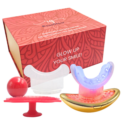 RoseGlow Red & Blue Lips & Teeth Duo