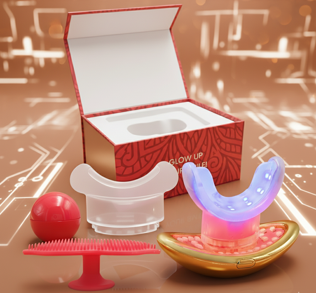 RoseGlow Red & Blue Lips & Teeth Duo