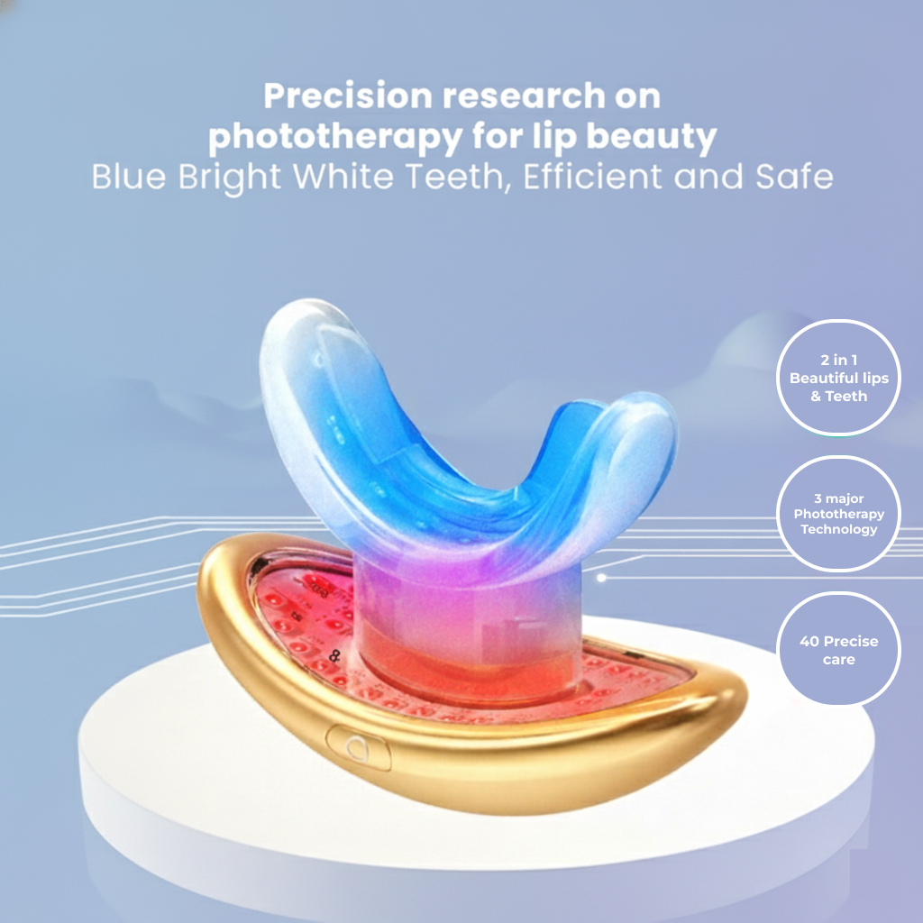 RoseGlow Red & Blue Lips & Teeth Duo